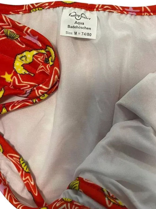 Fashy Παιδικό Μαγιό Πάνα Red