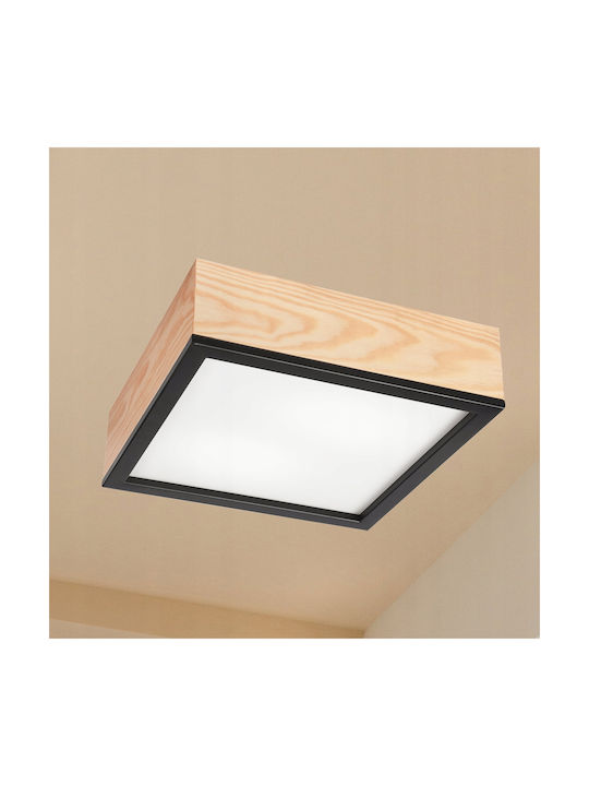 Lamkur Deckenleuchte 31cm Beige mit Fassung E27