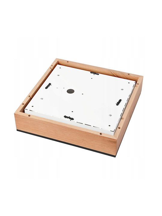 Lamkur Deckenleuchte 39cm Braun mit Fassung E27