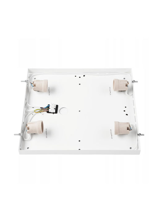 Lamkur Deckenleuchte 39cm Braun mit Fassung E27