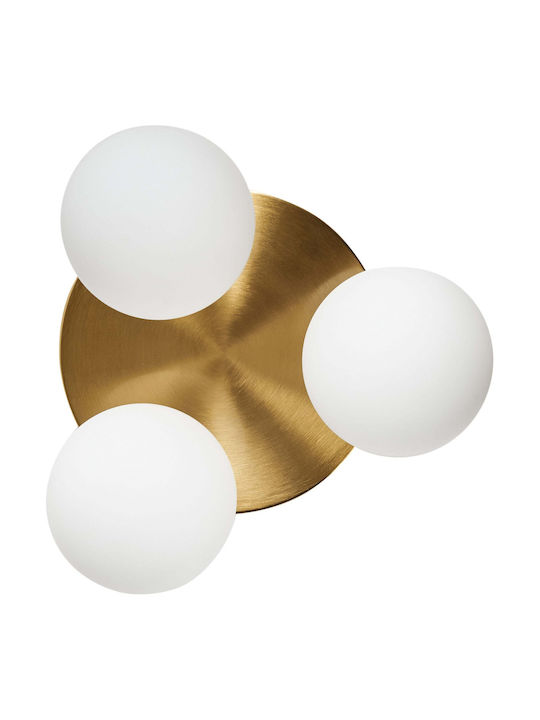 Beliani Deckenleuchte Bronze