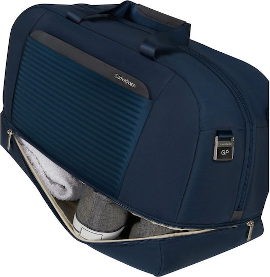 Samsonite Duffle Σακ Βουαγιάζ Μπλε Υφασμάτινο