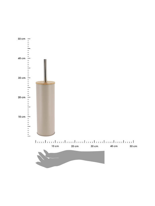 Tendance Perie de toaletă metalică pentru baie maro