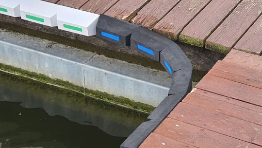 Motowodniak Schutzvorrichtung für Heckstoßstange Schwarz 100x8 cm
