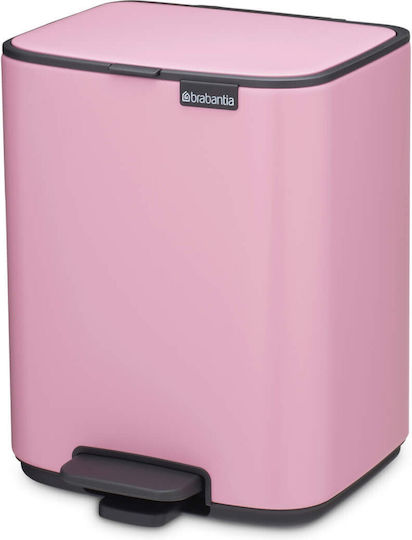 Brabantia Металическа Кошница За Баня Софт Клоуз 7л Розова