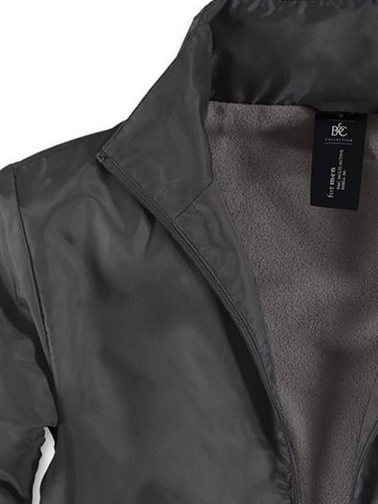 JM825 Herren Winter Jacke Lässig Dark Grey / Warm Grey