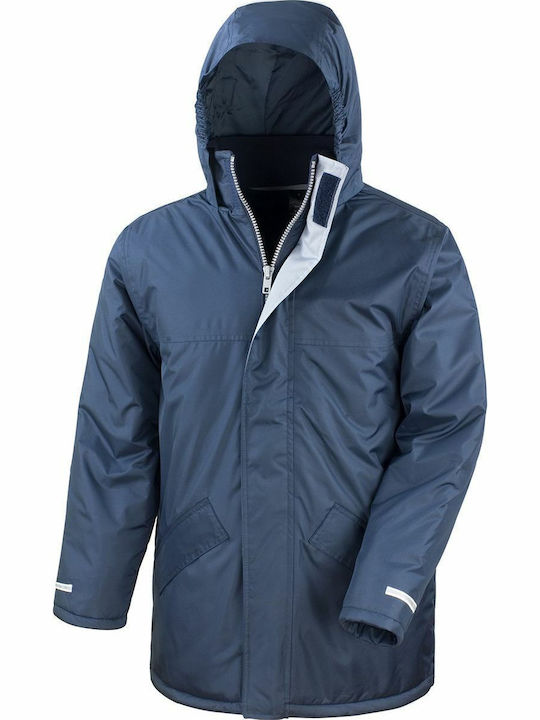 Men's Winter Parka Jacket Waterproof and Windproof Royal
