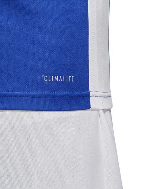 Adidas Entrada 18 Мъжка Футболна Тениска Climacool Бяла Синя