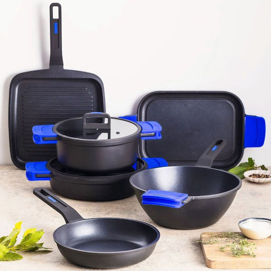 Monix Wok Din Aluminiu Cu Acoperire Antiaderentă 28cm
