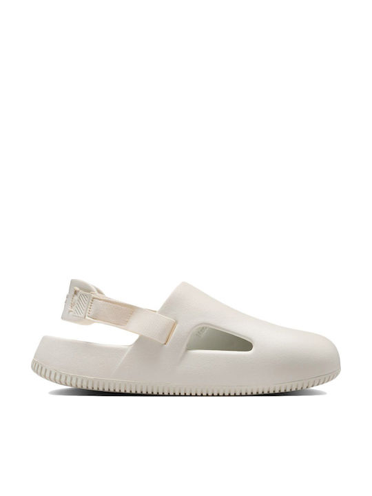 Nike Calm Saboti Anatomici Pentru Femei Albi Nike Calm Saboti Anatomici Pentru Femei Albi