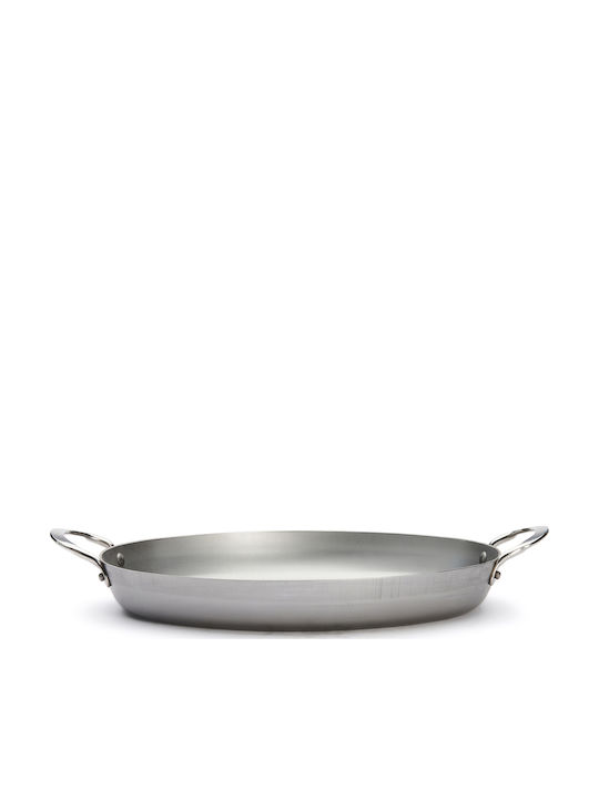 De Buyer Mineral B Saganaki Pan Made of Steel with Non-Stick Coating 24cm