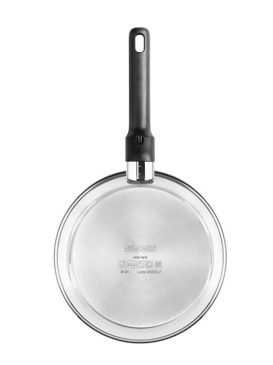 Monix Elite Τηγάνι από Ανοξείδωτο Ατσάλι 24cm
