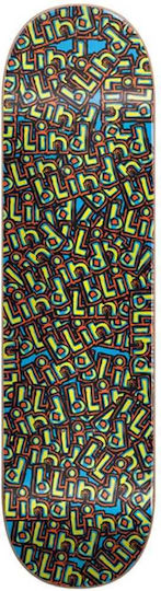 Blind 8" Skateboard Shortboard Blue