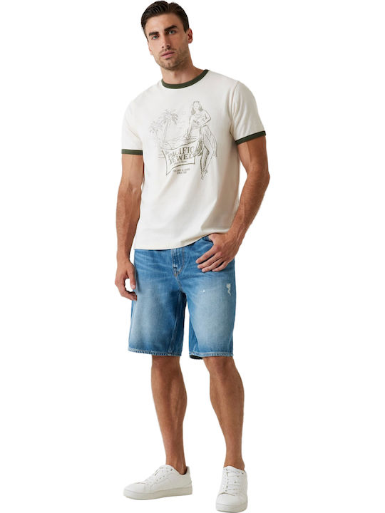 Men's Blue Bermuda