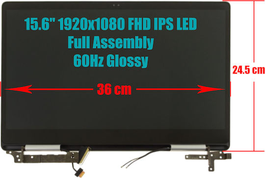 15.6" LED 1920x1080 Laptop Screen for Inspiron 15 7570 1-SCR0768
