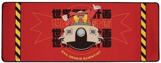 Sonic Dr Eggman Xl Desktop Mat + 1 Coaster 800x300x3mm