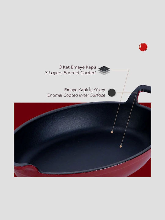 Lava Cast Iron Saganaki 14cm