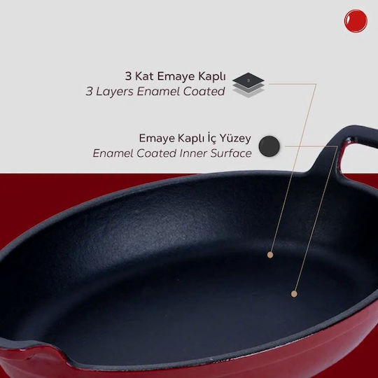 Lava Cast Iron Saganaki 14cm