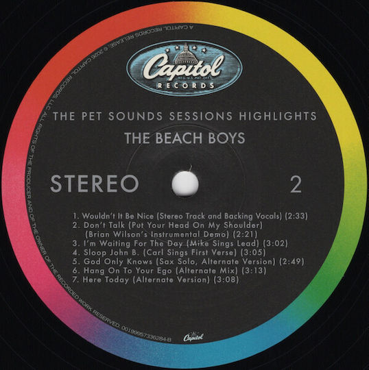 Beach Boys Pet Sounds Sessions Highlights Vinyl
