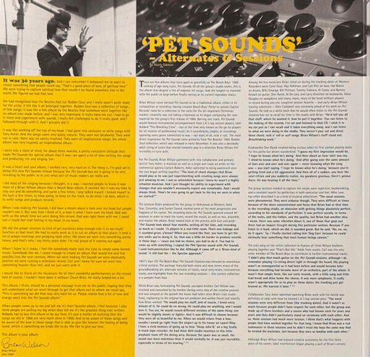 Beach Boys Pet Sounds Sessions Highlights Vinyl