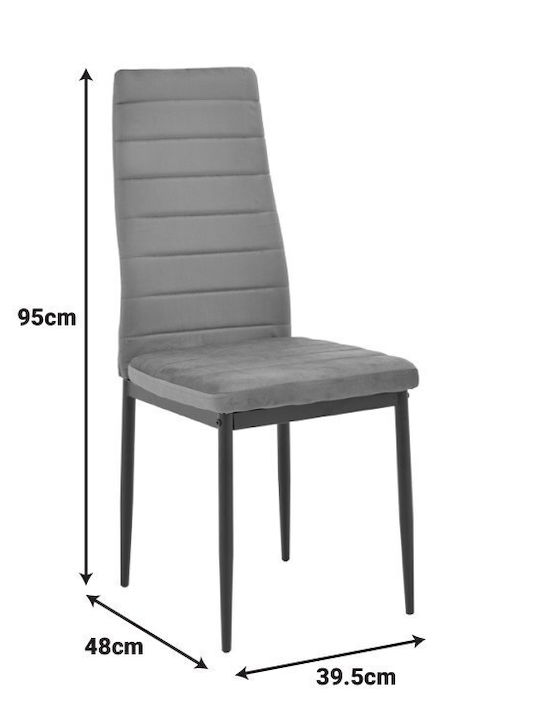 Set de sufragerie Julita cu 4 scaune 60x60 cm