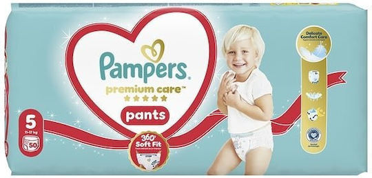 Pampers Diaper Pants Premium Care No 5 for 11-16kg 50 Pieces