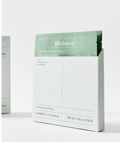 Biodance Refreshing Sea Kelp Real Deep Jelly Mask 4 Pieces x 34 gr