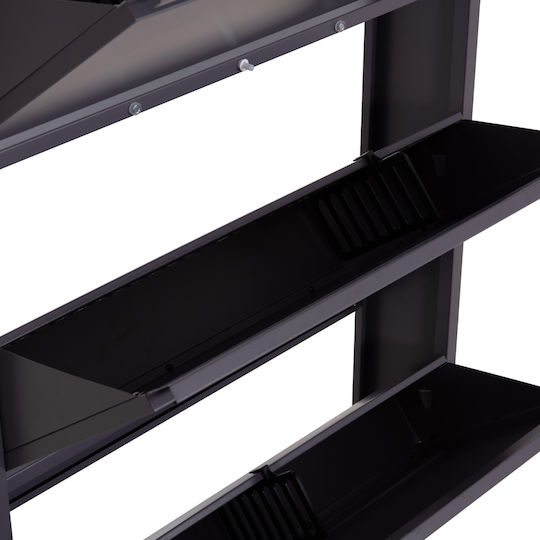 Metall Schuhorganisator Stark 71x15x137cm