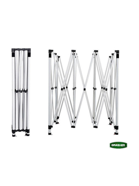 Grasher Gazebo Pliabil De Grădină Gri 3x4.5m