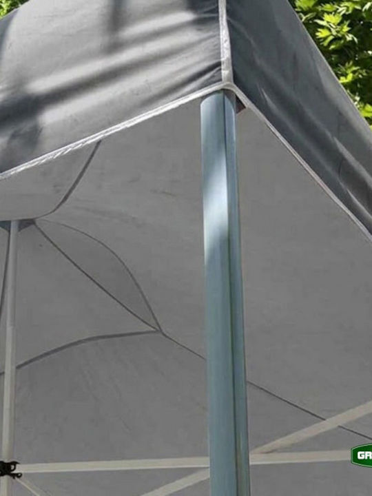 Grasher Gazebo Pliabil De Grădină Gri 3x4.5m