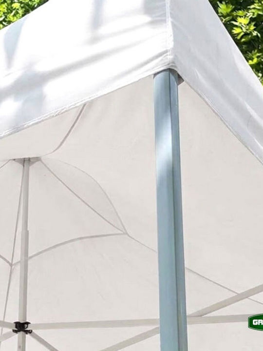 Grasher Gazebo Pliabil De Grădină Alb 3x4.5m