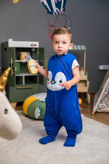 Baby Bliss Зимен спален чувал с крачета 2.5 tog Penguin Blue Baby Bliss Зимен спален чувал с крачета 2.5 tog Penguin Blue
