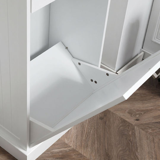 Stehendes Küchenschrank Schublade Weiß 40x28x63cm