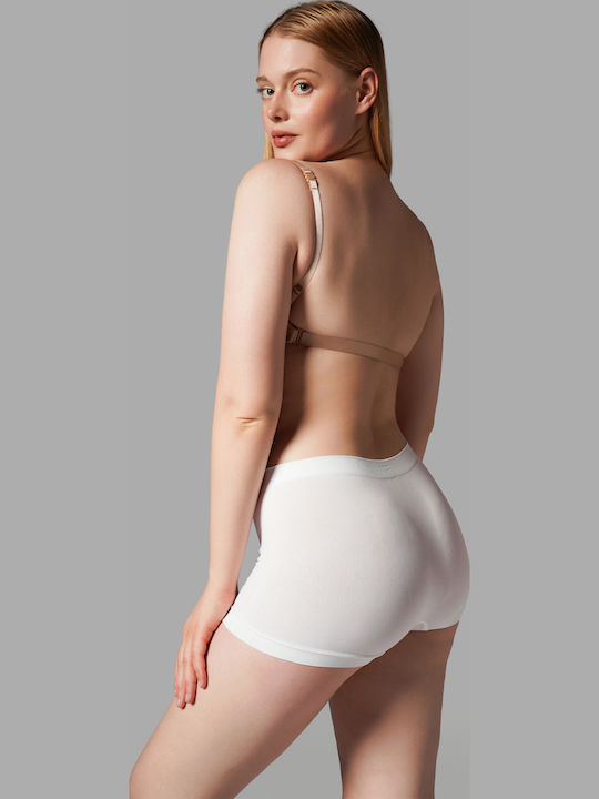 Памучен Дамски Боксерски Без Шевове Плетен Плат