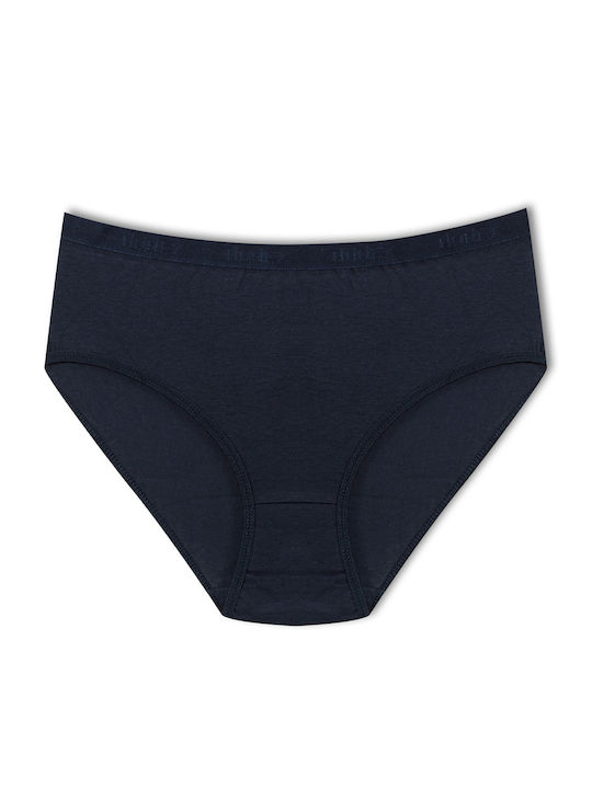 Hohe Taille Damen-Slips 3er Pack Baumwolle