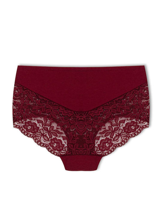 Damen-Slips 2er Pack mit Spitze V Großes Größe