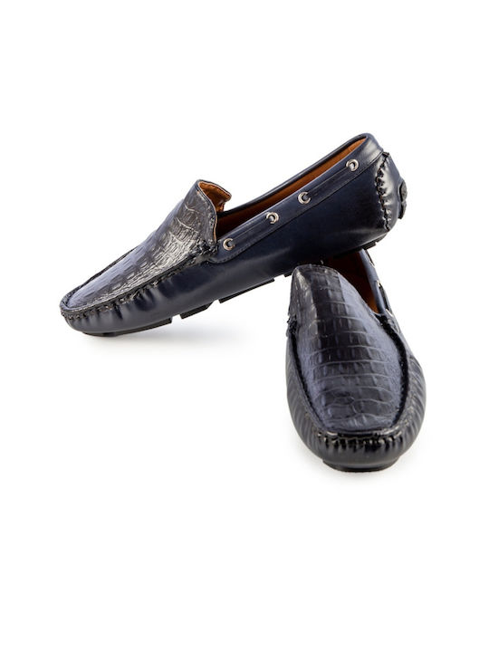 Mocasini barbati Loafers in Culoare Albastra