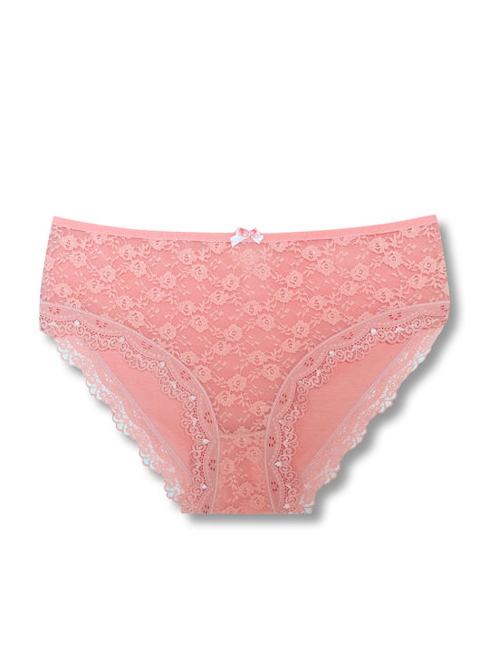Baumwolle Damen-Slips 3er Pack mit Spitze