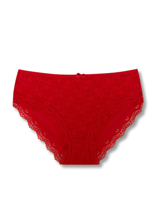 Baumwolle Damen-Slips 3er Pack mit Spitze