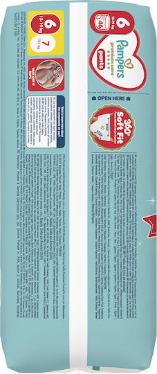 Πάνες-βρακάκι Pampers Premium Care Pants Μέγεθος 6 15+kg 46τεμ