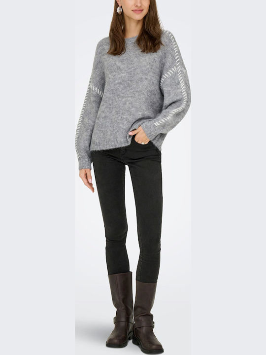 Women's Blouse Light Grey Melange