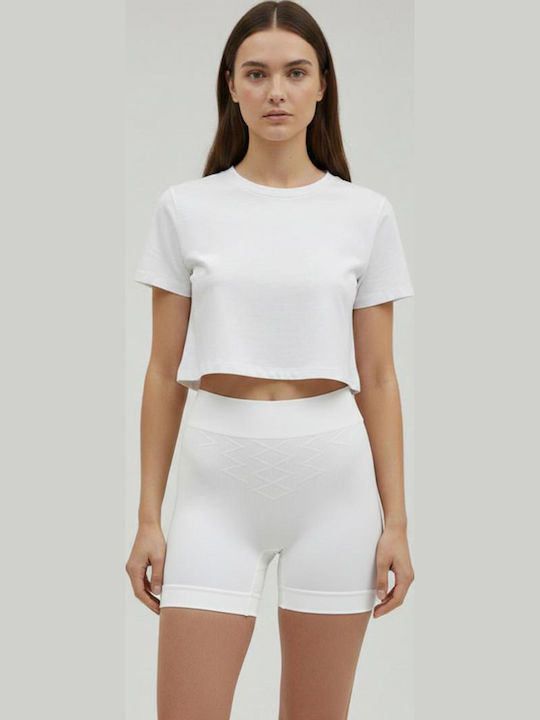 Seamless Uplift Tightening Boxer White