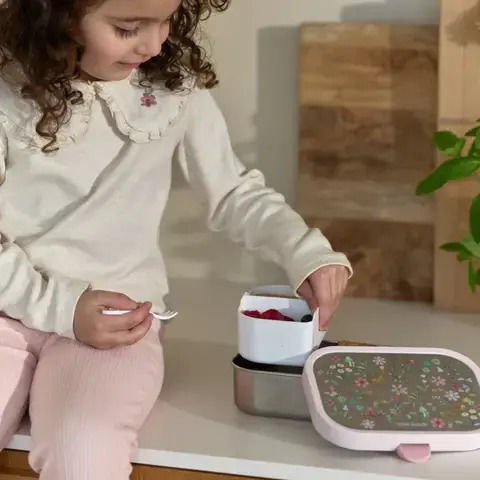 Little Dutch Ανοξείδωτο Παιδικό Σετ Φαγητού Campus Fairy Wonders