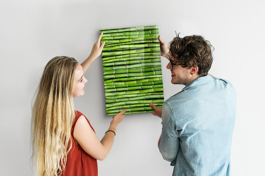 Magnetic Wall Board Bamboo One Magnet 40x60
