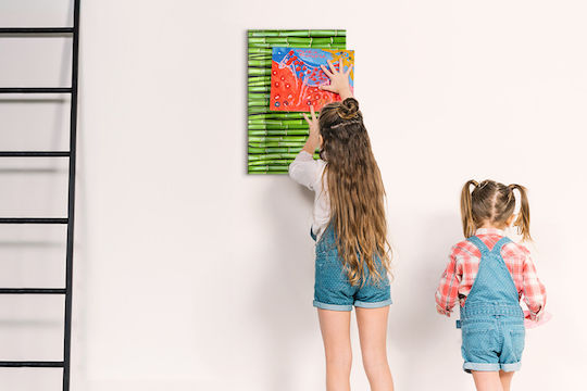 Magnetic Wall Board Bamboo One Magnet 40x60