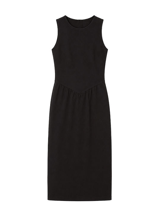 Summer Midi Dress Black