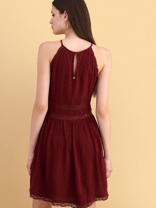 Summer Mini Dress Red 9923313-Bordeaux