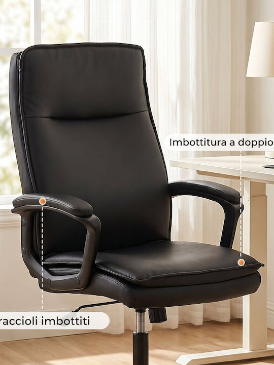 HomCom Scaun De Birou Negru HomCom Scaun De Birou Negru