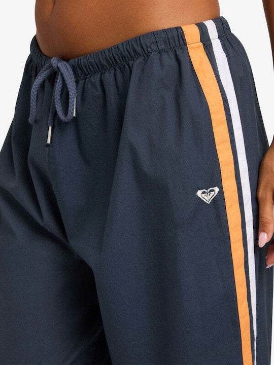Women's Pantaloons in Wide Leg Style Striped Mood Indigo