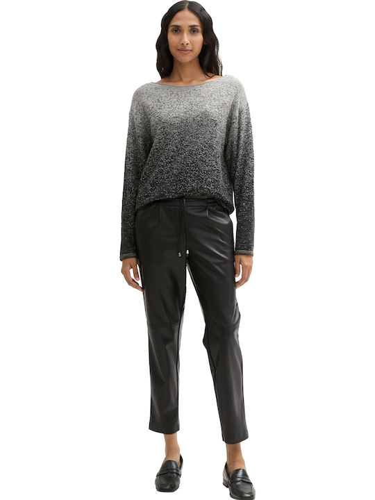 Pantaloni Dama Din Piele Negru Intens